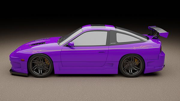 3D-модель Nissan 240SX Тюнинг